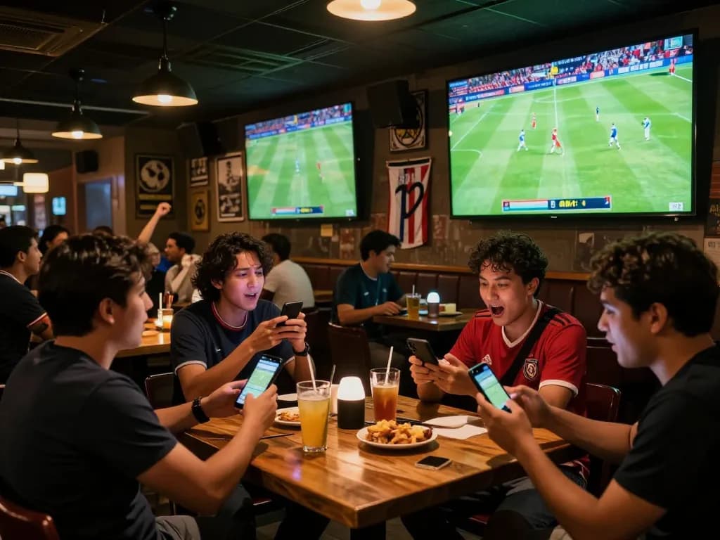 Cakhiatv enables fans to passionately engage with live football matches while socializing in a vibrant sports bar.