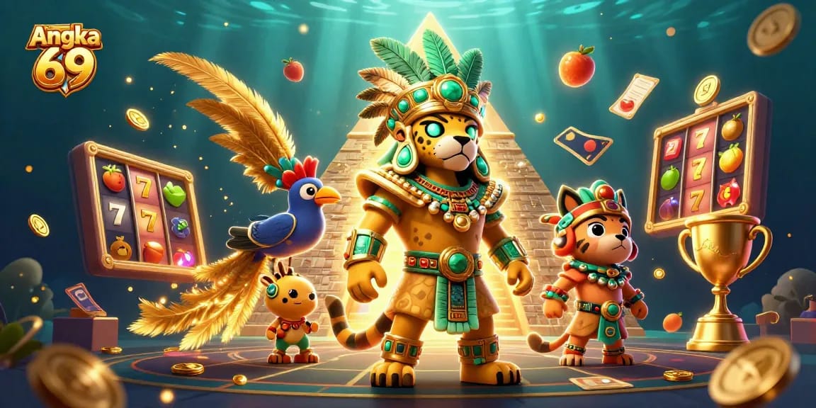 Engage with Angka 69's vibrant slot experience featuring characters and dynamic elements.