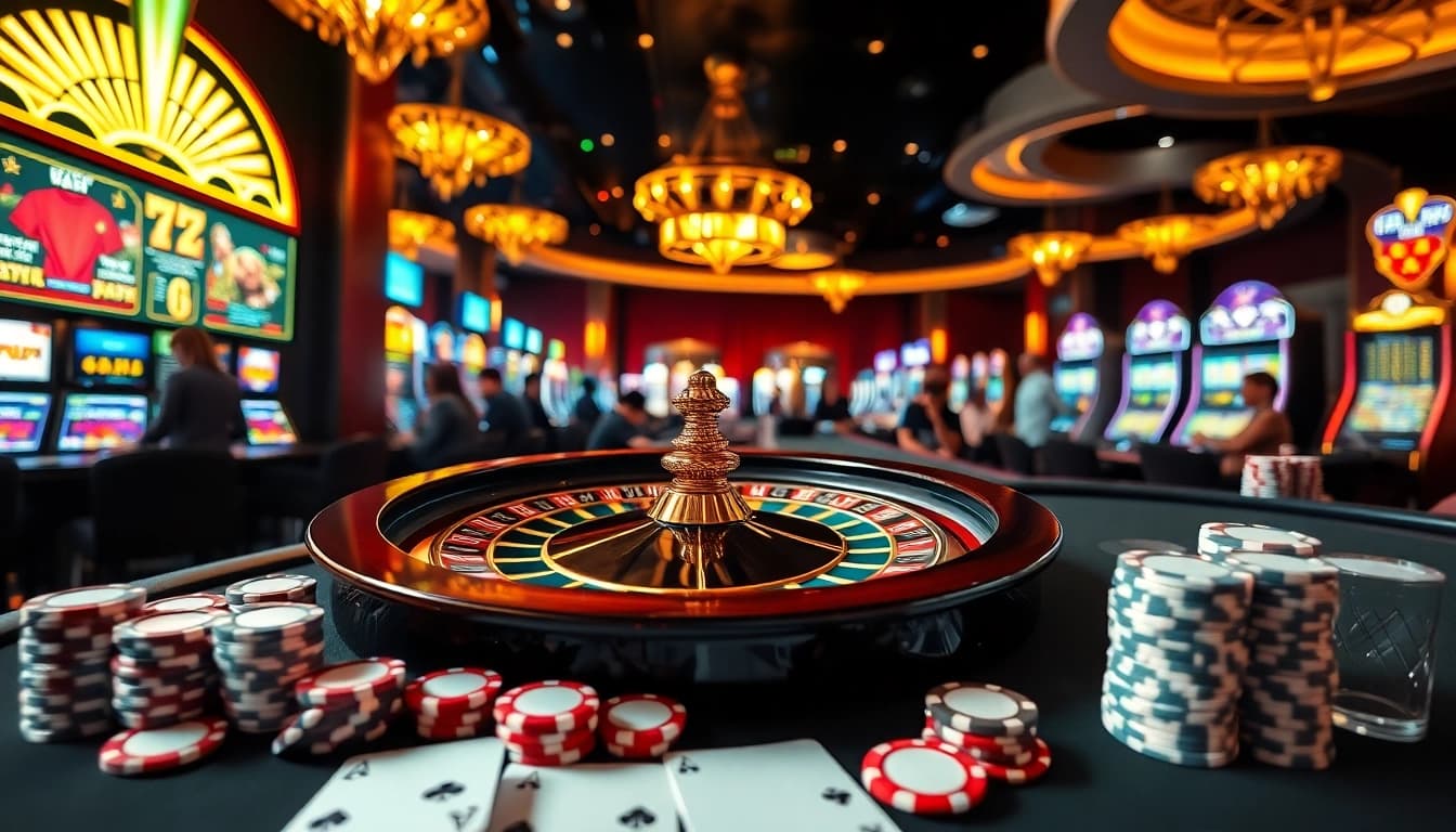 Experience excitement at http://88xx.art/ with a luxurious casino scene featuring a roulette wheel and poker chips.