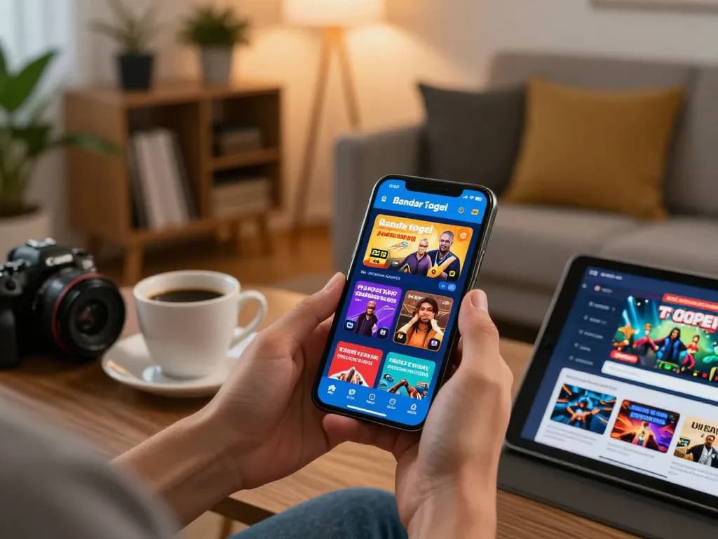 Bertaruh pada bandar togel melalui aplikasi smartphone di lingkungan rumah yang nyaman.