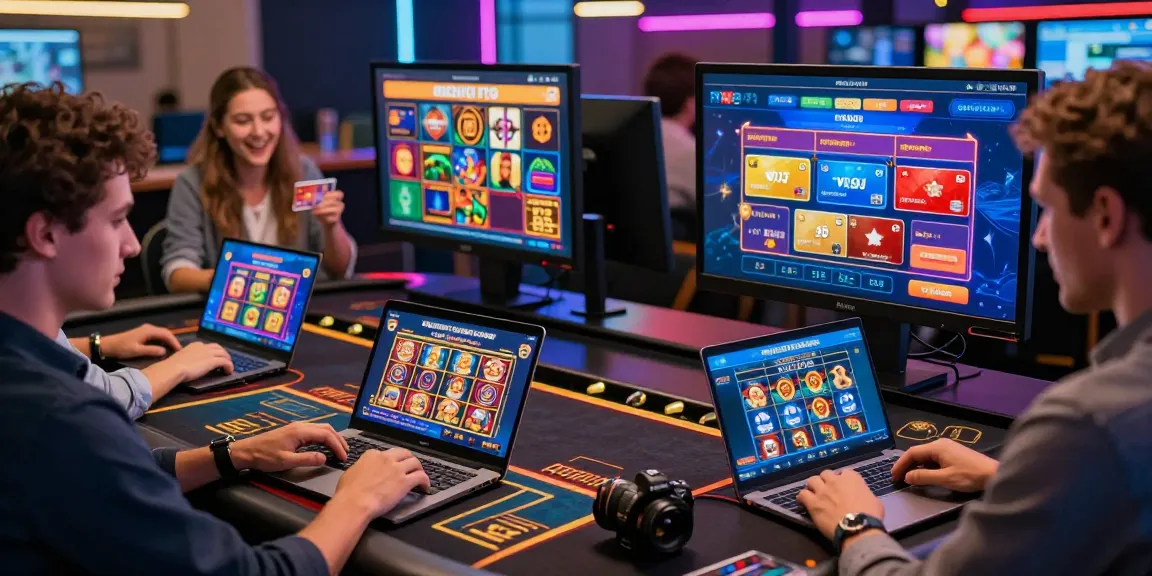 Engaged players at credit card casinos for UK players enjoying vibrant games and bonuses online.