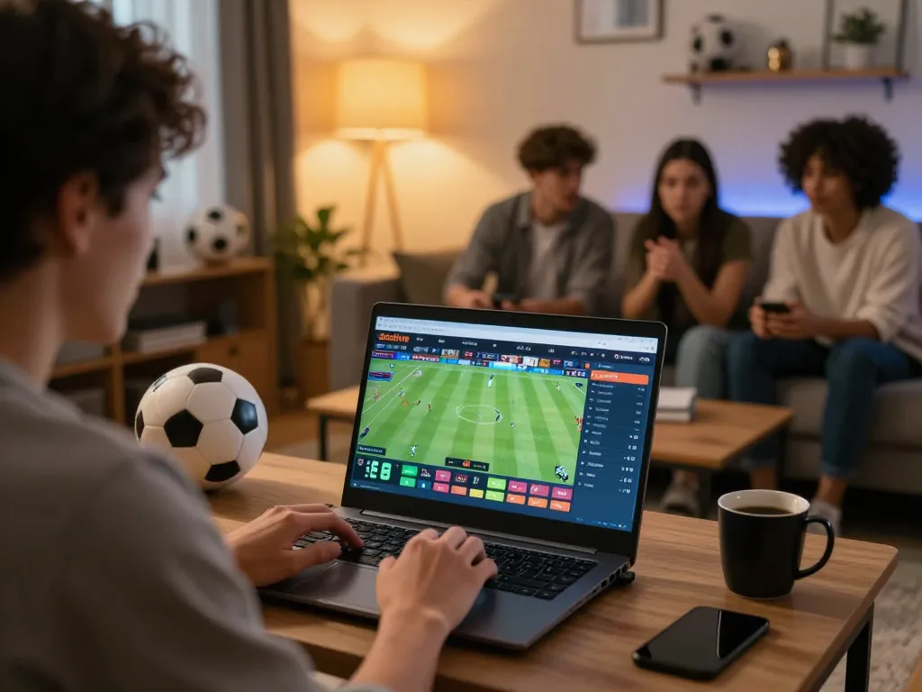 Socolive offers a dynamic online betting experience in a cozy living room.