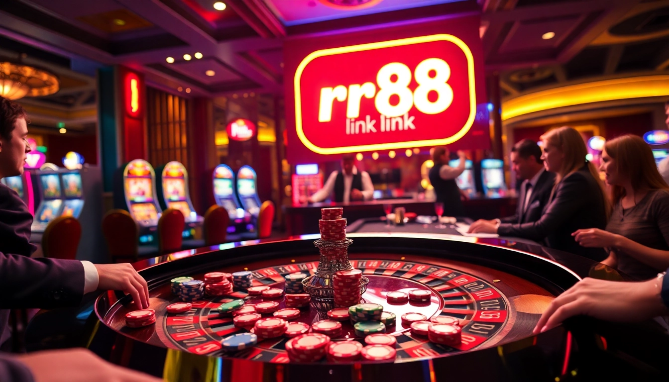 Play at the rr88 link for exclusive gaming experiences with vibrant casino visuals.