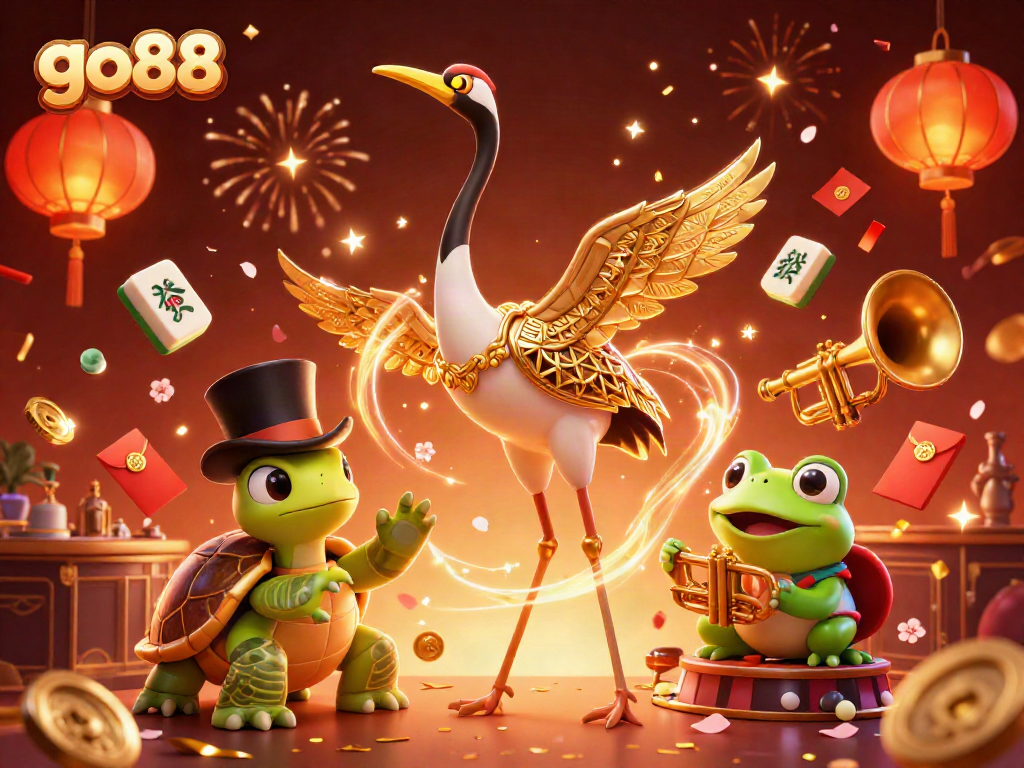 Experience thrilling gameplay at go88 with a vibrant casino scene featuring dynamic characters.