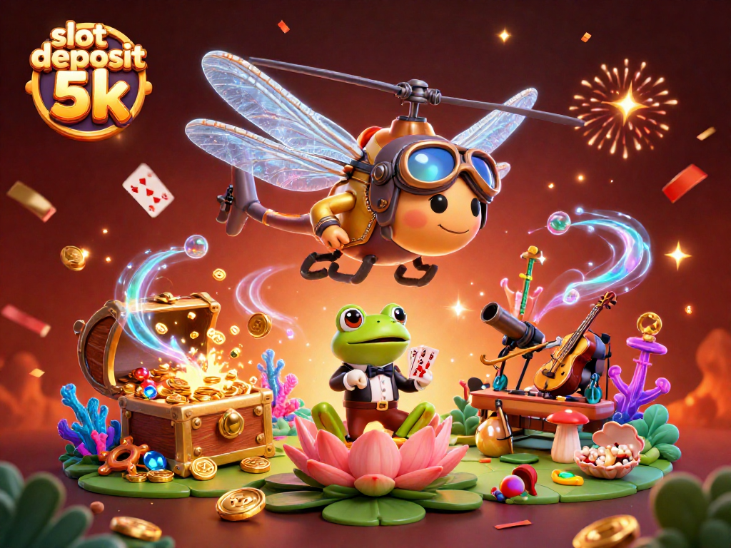 Experience a vivid underwater adventure with slot deposit 5k at our lively lily pad casino.