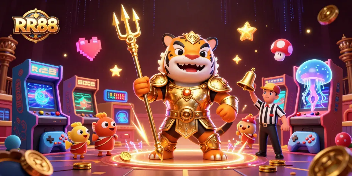 Experience thrilling gameplay at RR88 with vibrant visuals of an underwater casino battle scene.