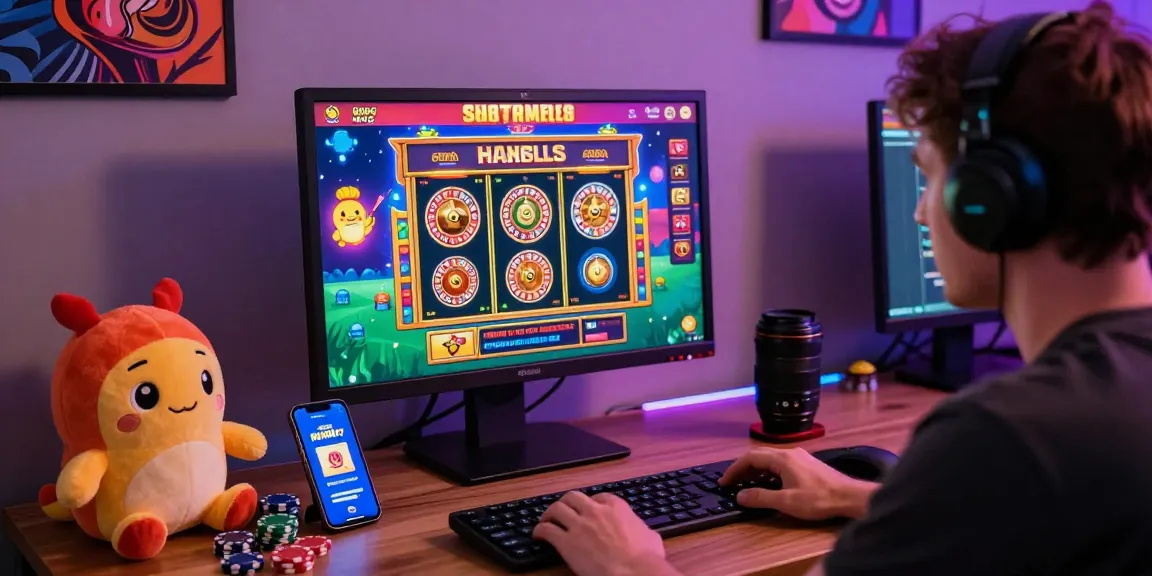 Engaging gaming environment showcasing new online casinos UK with vibrant screens and lively atmosphere.