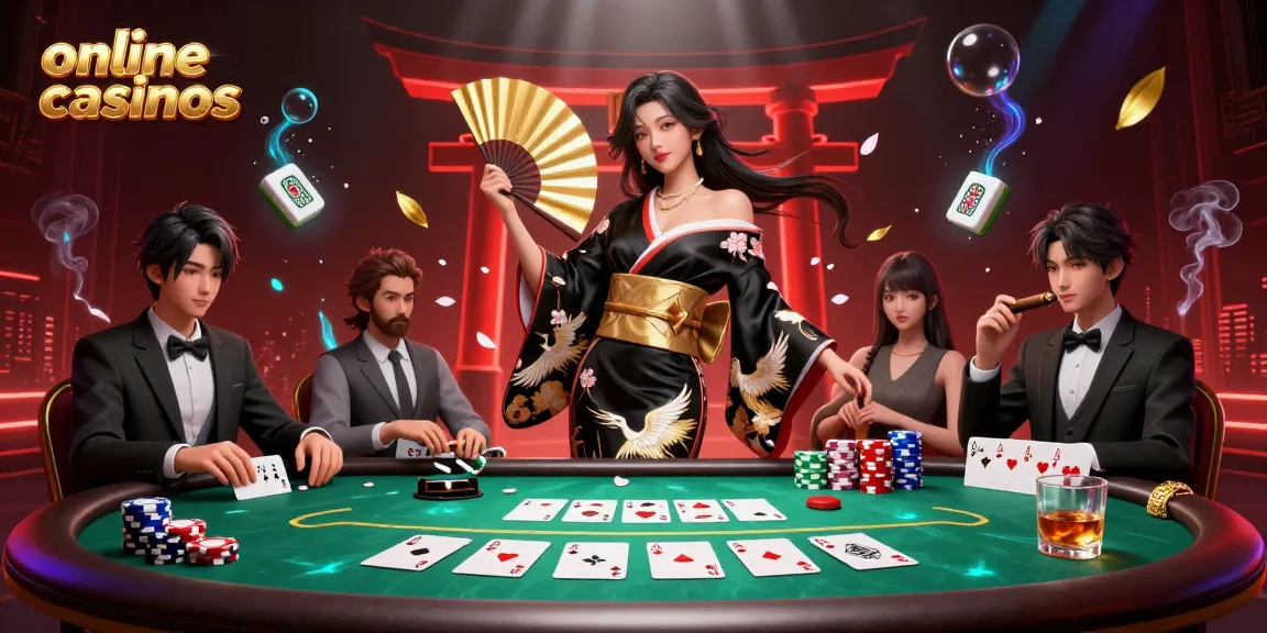 Engage with online casinos showcasing thrilling poker tables and dramatic winning moments.