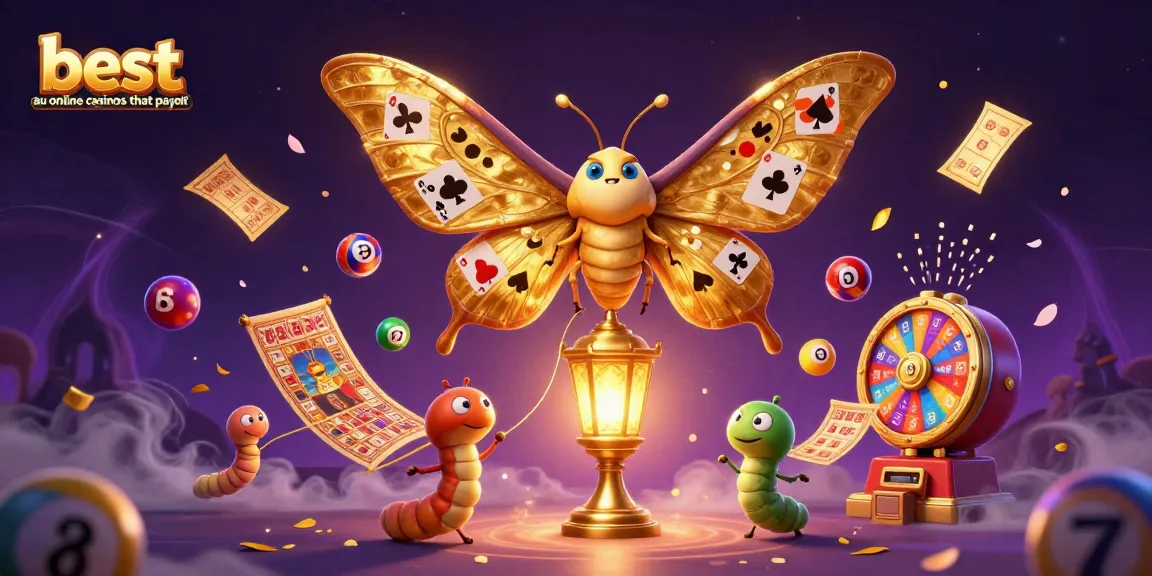 Experience excitement with the best au online casinos that payout, featuring a vibrant casino scene.