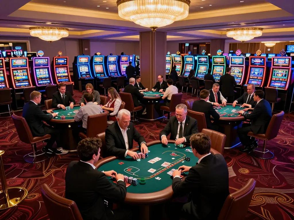 Players strategically betting at the tables in a vibrant casino setting showcasing KJC events in 2026