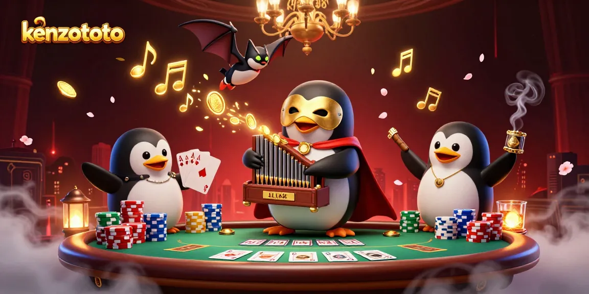 Experience thrilling wins with kenzototo while enjoying exciting poker action in a vibrant casino scene.