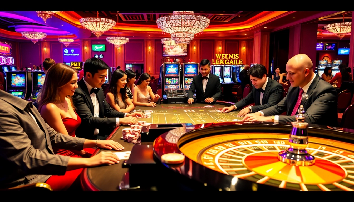 Play exciting casino games at https://xin88hv.site/ with vibrant poker chips and an engaging roulette wheel.
