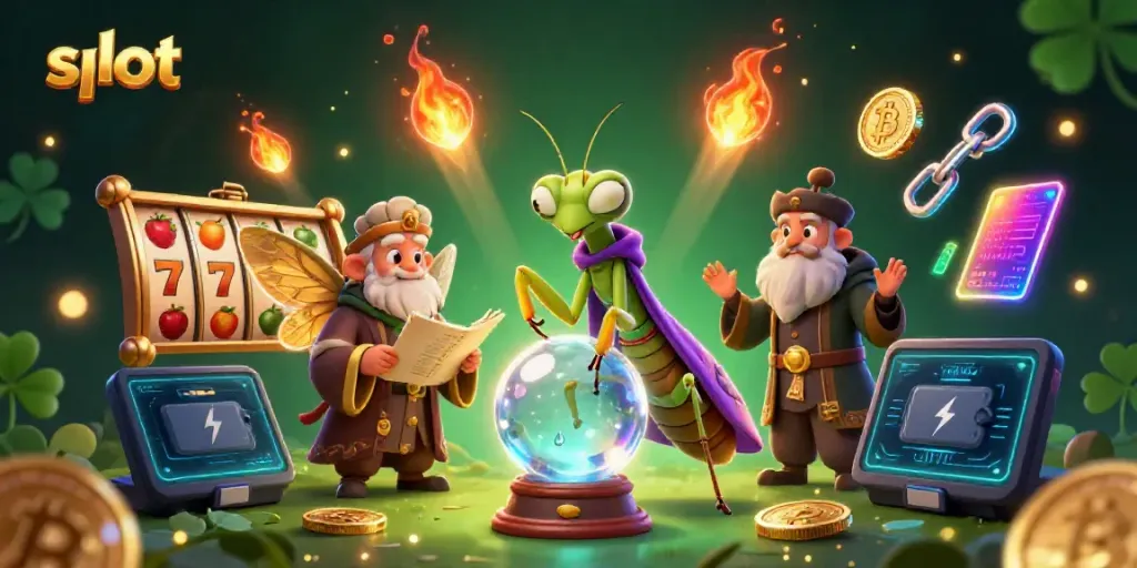 Engage with exciting slot adventures featuring mystical characters and vibrant casino elements.