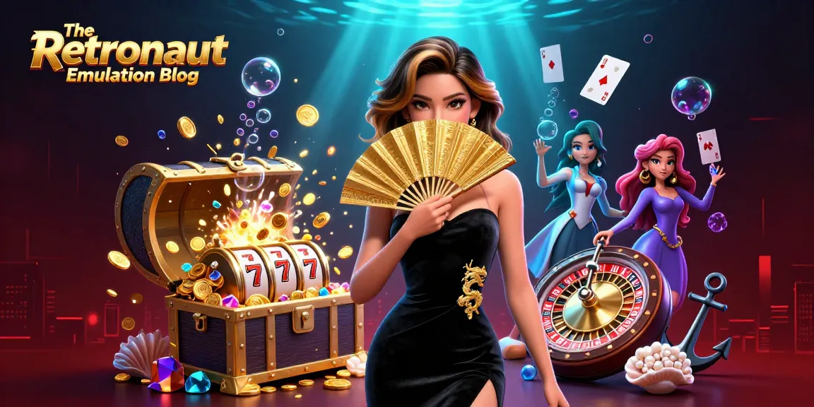 Engaging scene showcasing The Retronaut Emulation Blog with vibrant casino elements to enrich gaming experiences.
