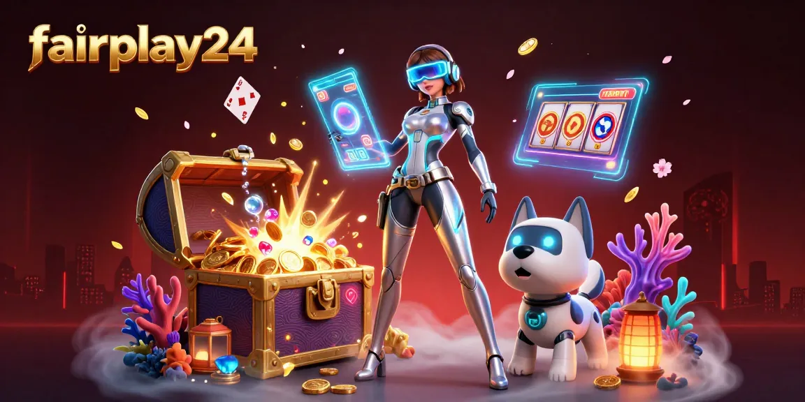 Join fairplay24 for thrilling gaming action with dynamic characters and exciting casino elements.