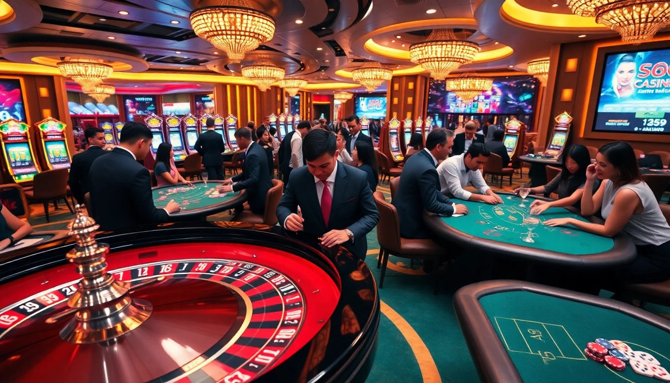 Savor the excitement at so do casino with vibrant gaming tables and lively players.