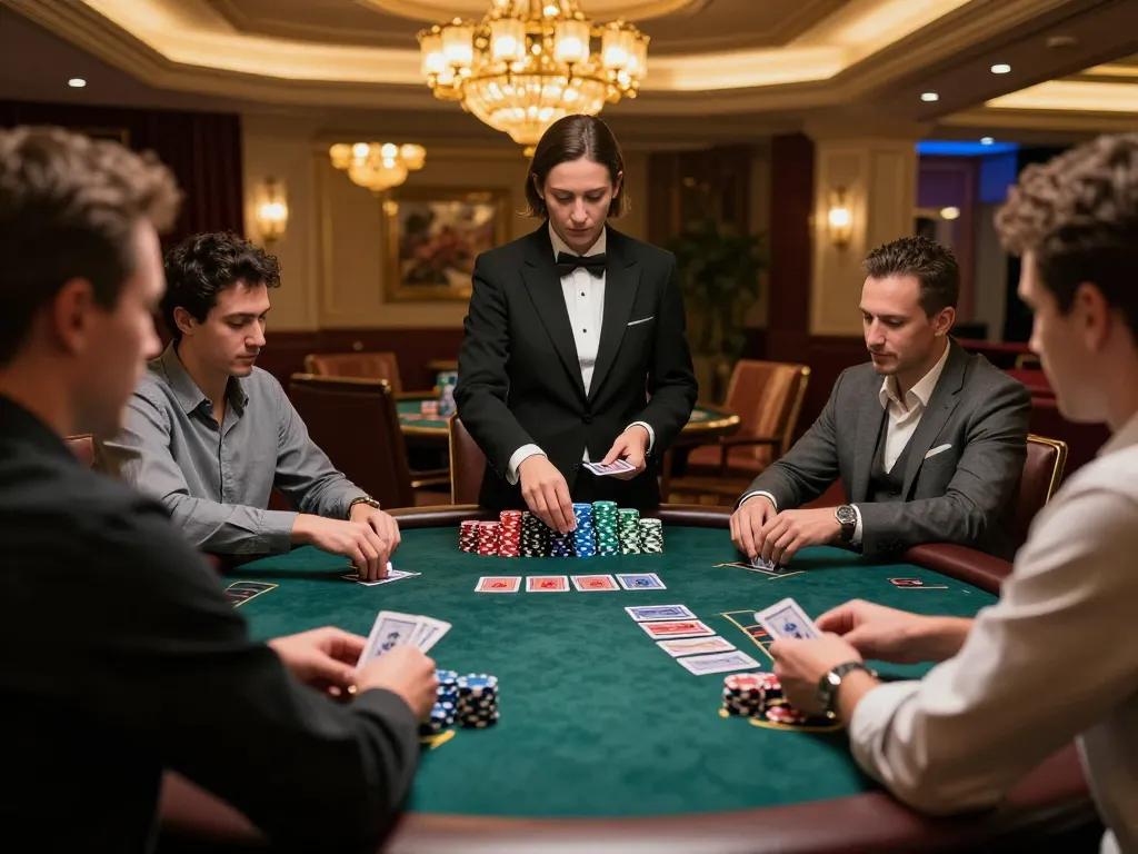 Experience thrilling blackjack gameplay at a luxurious casino with playstation-experience insights.