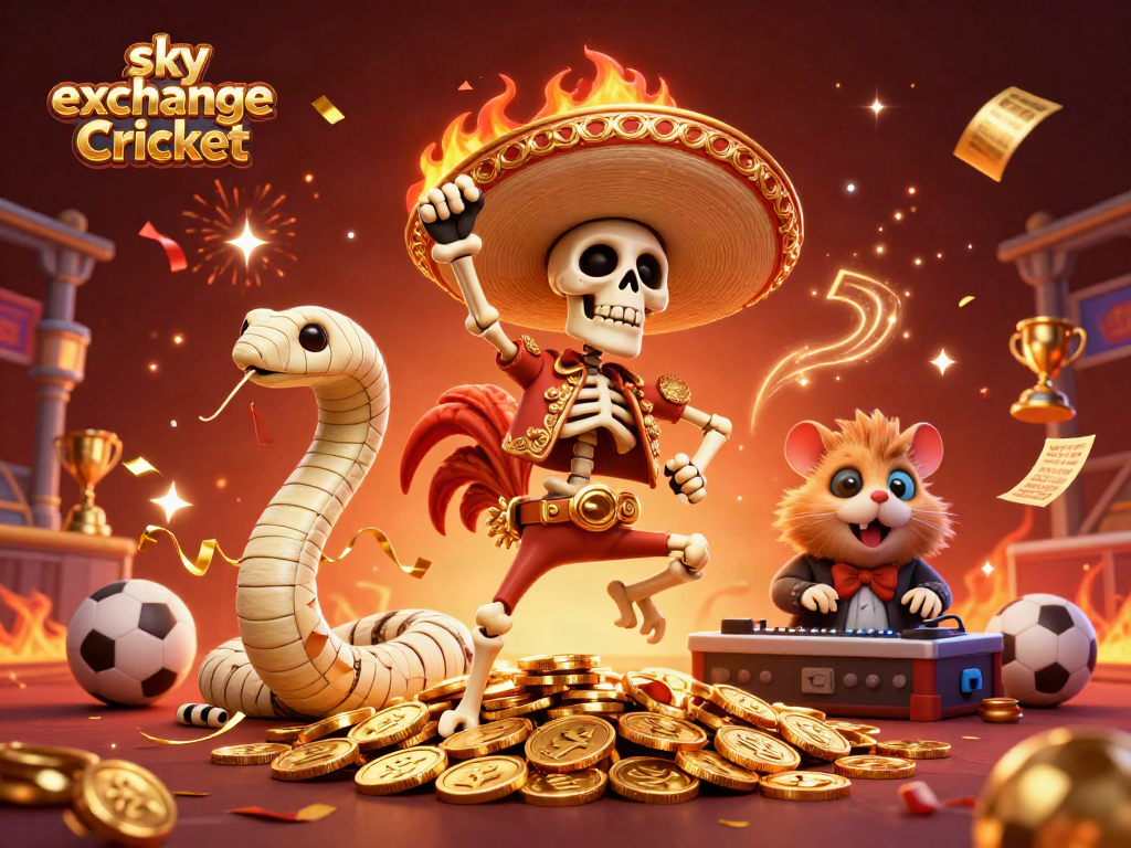 Engage with sky exchange Cricket for thrilling sports betting with vibrant characters and dynamic scenery.