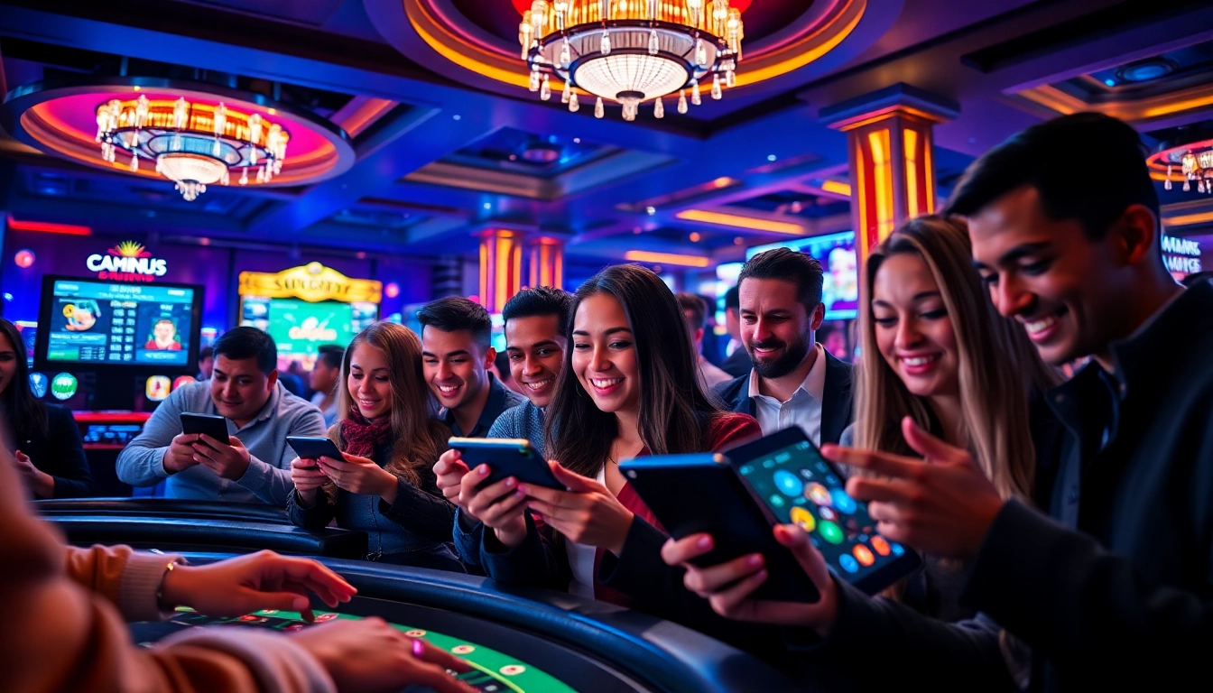 Online betting experience with 8S showcasing diverse players enjoying thrilling casino games.