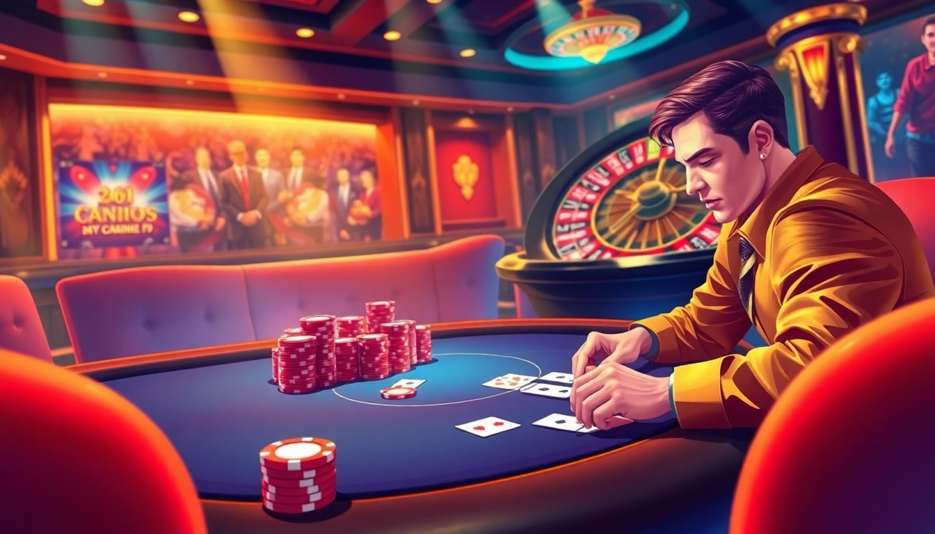 Experience the thrilling vibe of https://www.bdtk66.my/ with vibrant casino visuals of poker and roulette action.