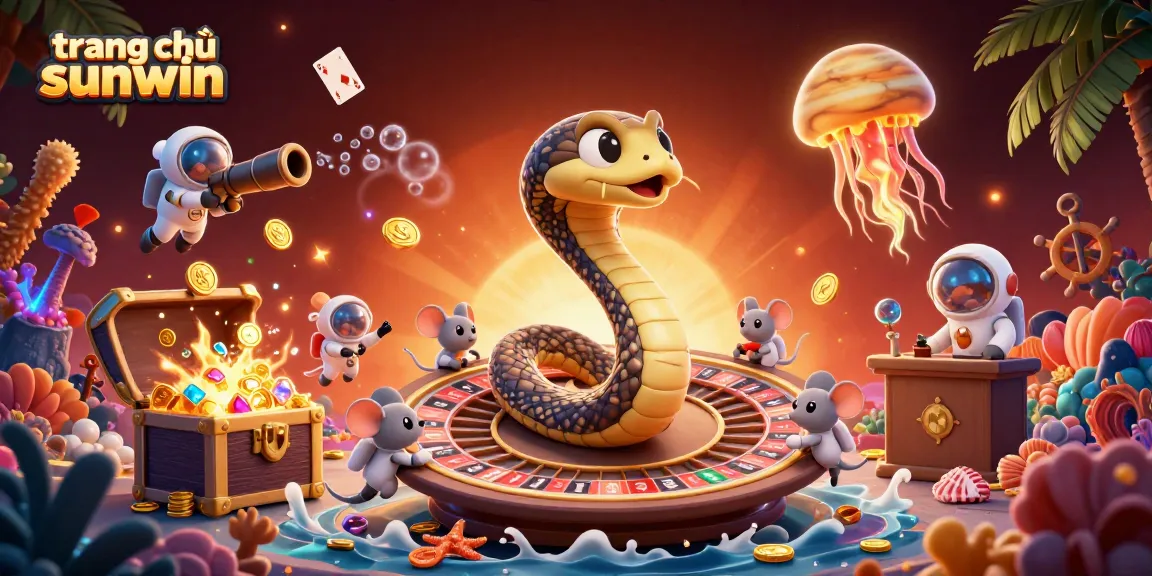 Experience the vibrant universe of trang chủ sunwin with a cosmic snake roulette and fun betting mice.