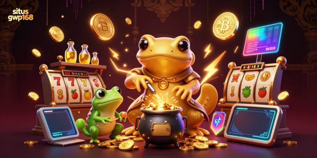 Gambarkan pengalaman menarik bermain di situs gwp168 dengan pemain dan slot yang ceria.