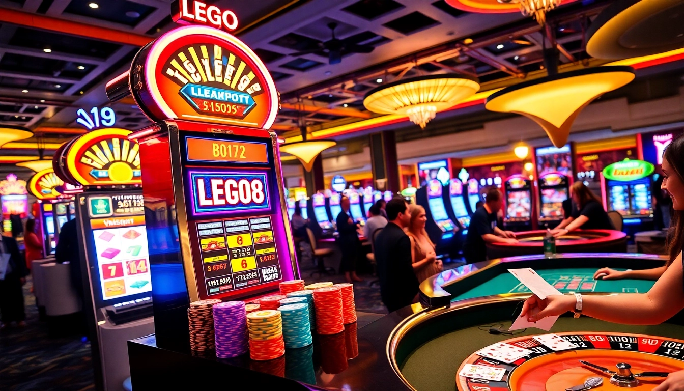 Experience the excitement of winning at LEGO138 daftar with vibrant casino visuals.