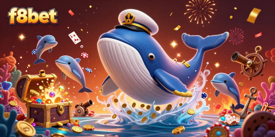 Win big with f8bet in this vibrant 3D casino scene filled with action and excitement.
