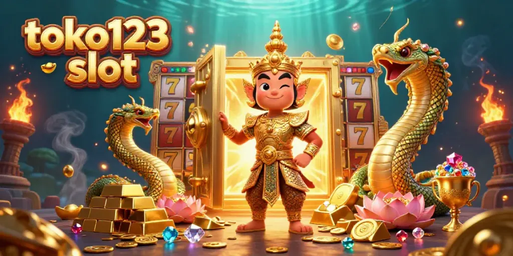 Engage with toko123 slot for immersive 3D gaming experiences featuring vibrant gems and gold treasures.