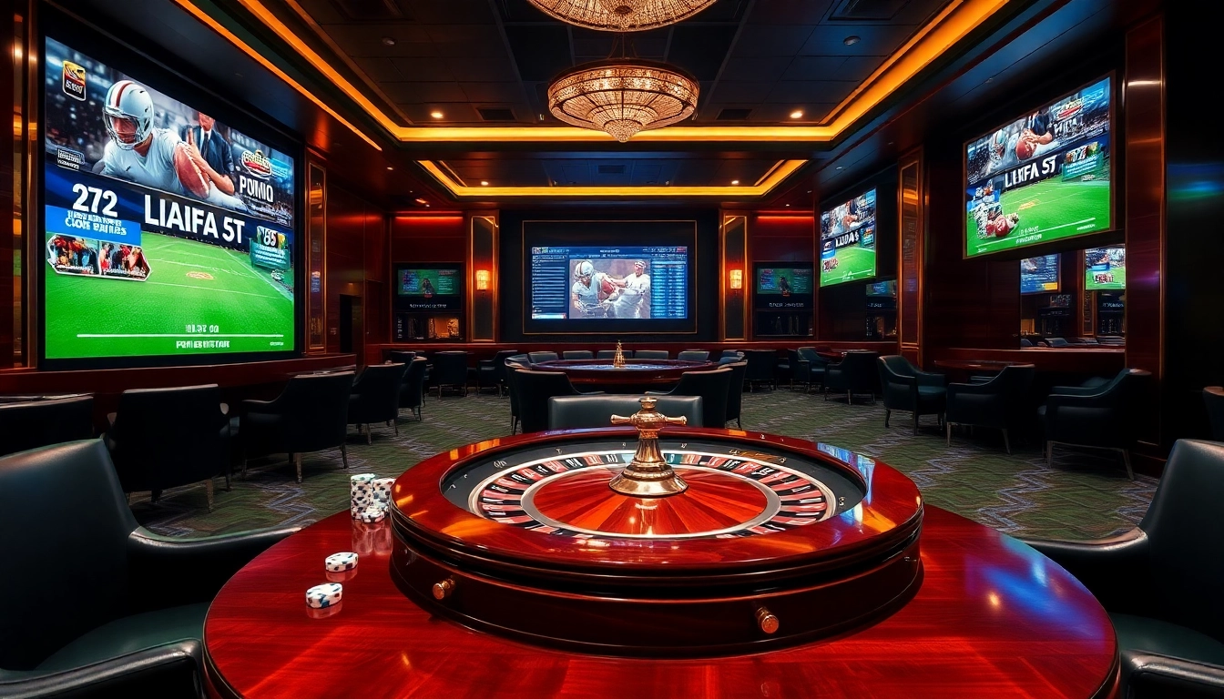 Experience Judi Bola Resmi atmosphere with luxury sports betting and casino excitement.