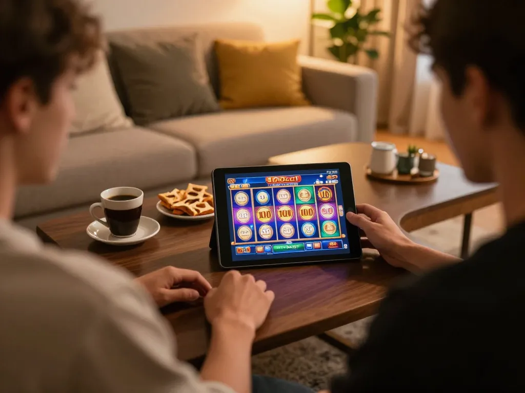 Klaim bonus 100cuci dengan permainan dalam talian yang menarik di tablet bergaya dalam suasana yang selesa