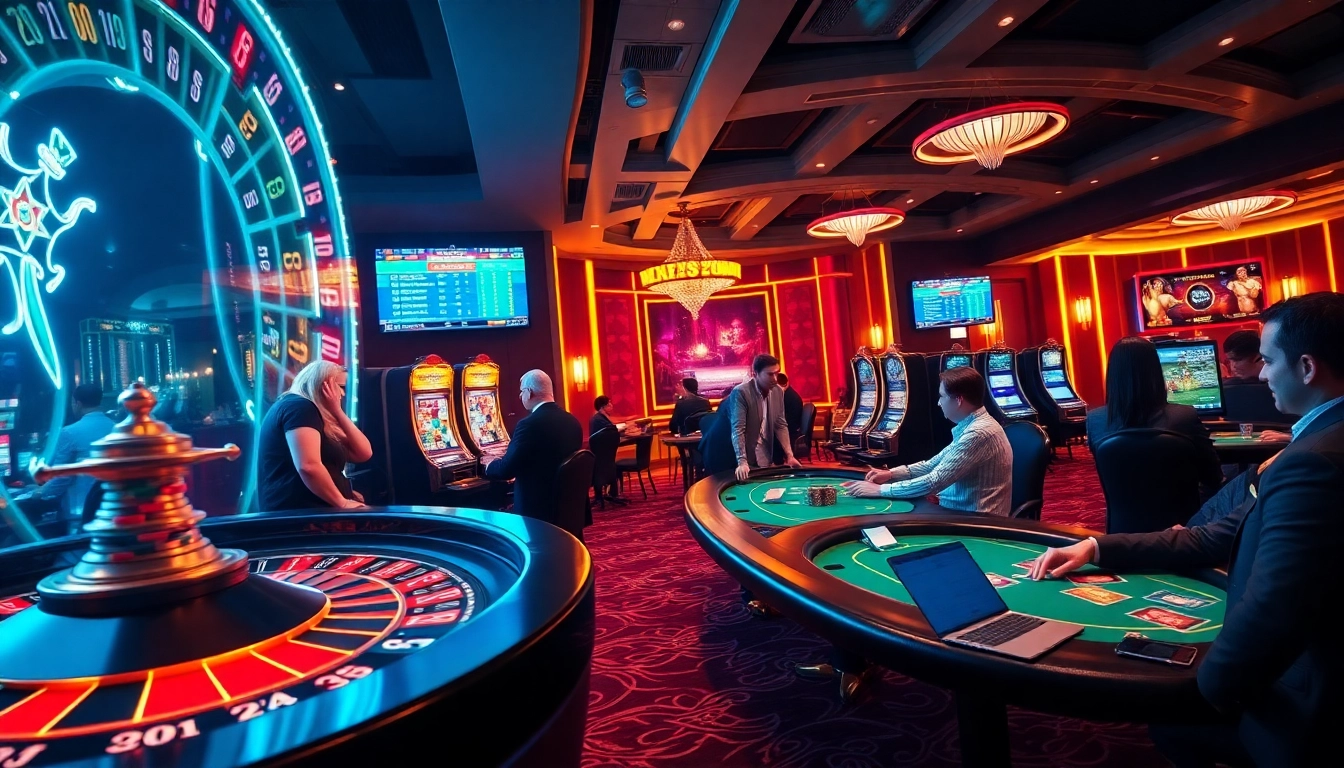 Experience the thrill of online gambling through interactive gaming at https://nhacaiuytinvn.us.com/, showcasing luxurious casinos and excitement.